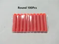 100 Pcs Red round