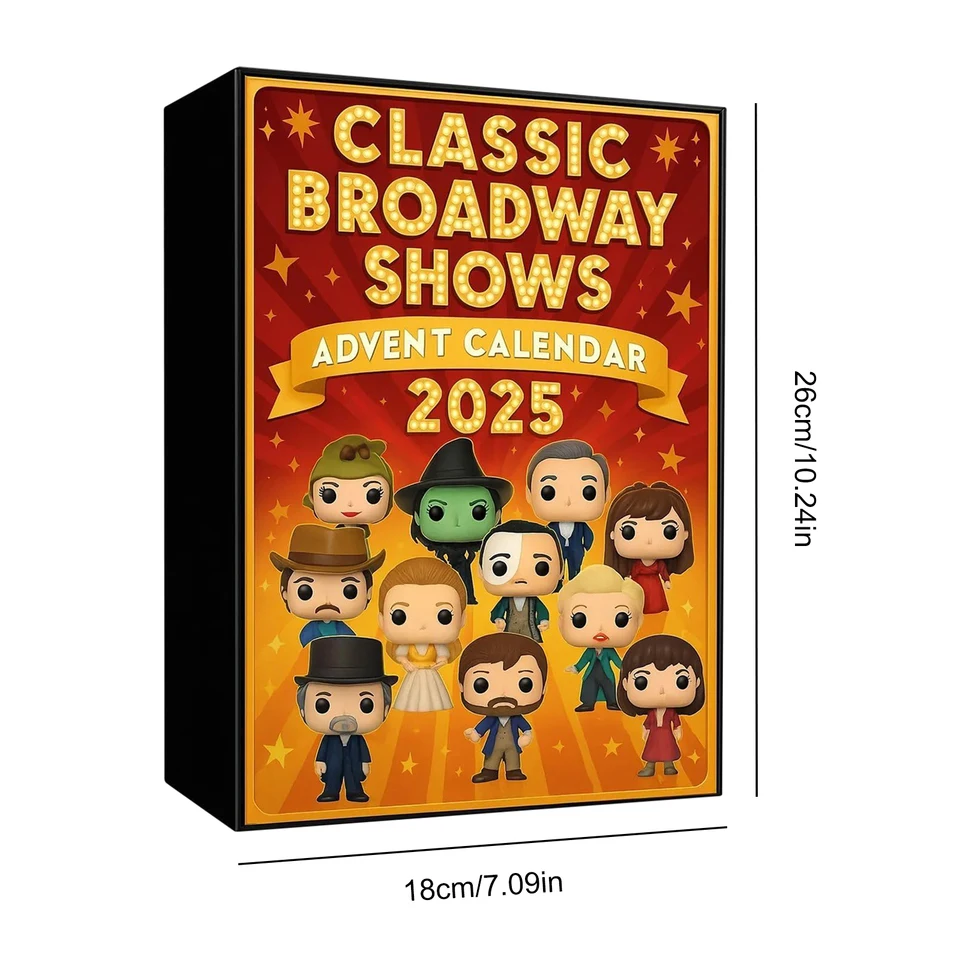 Calendrier De L'Avent Classique Broadway Shows, Calendrier De Compte à