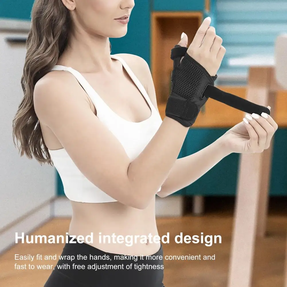 

Thumb Wrist Wrap 1Pc Convenient Compression Lightweight Unisex Tenosynovitis Thumb Wrist Spica Splint Recovery Use