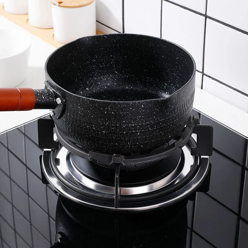Kitchen Utensils Cooktop Range Pan Holder Stand Non Slip Cast Iron Wok Support Ring