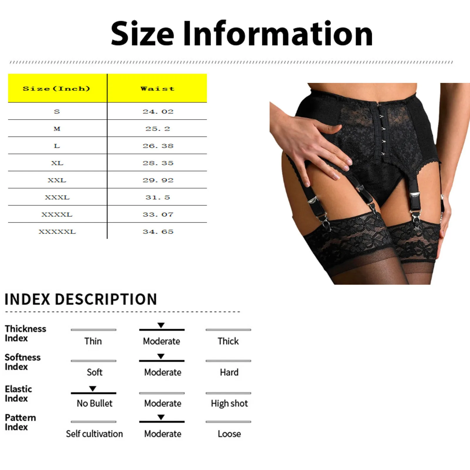 Sexy Lingerie Women Double Breasted High Waisted Lace Sexy Garter Straps Adjustable Club dance mesh garter Exotic Pants Women Lingerie Set
