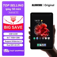 Alldocube iPlay50 Mini 8.4 Inch Android13 1080P Widevine L1 Tablet 4GB RAM 64GB ROM Dual 4G Tiger T606 Tablets 1