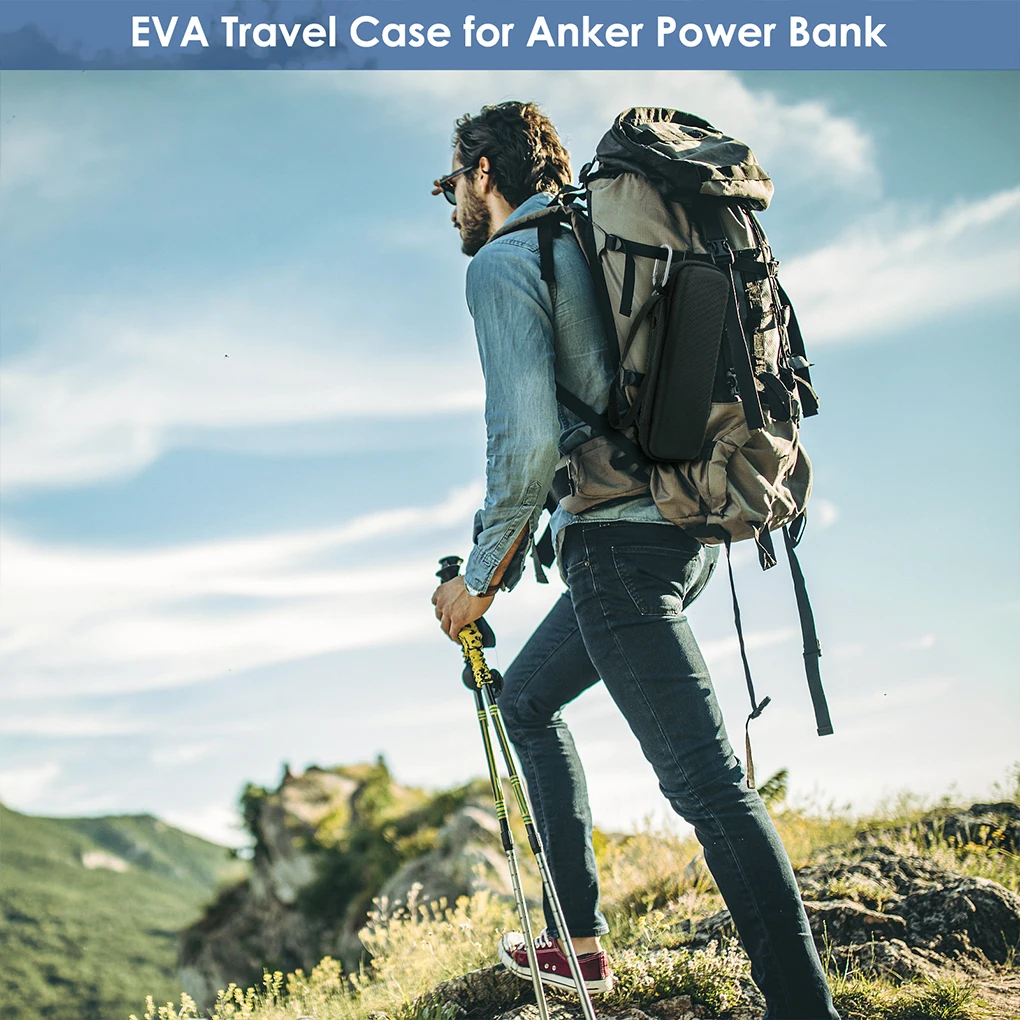 Case Compatible with Anker 737/735/736/717 USB-C Portable Charger Power Bank Fast Foldable Wall PowerBank Bag