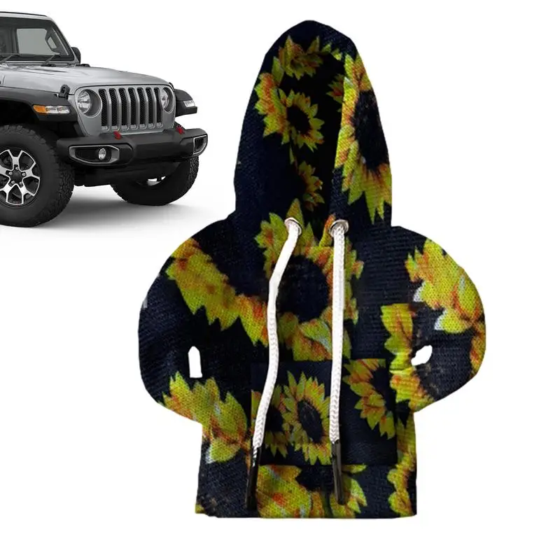 

13g Car Gear Handle Hoodie Soft Grip Car Gear Shift Knob Cover Polyester Small Sweatshirt Change Lever Covers Interior Decor