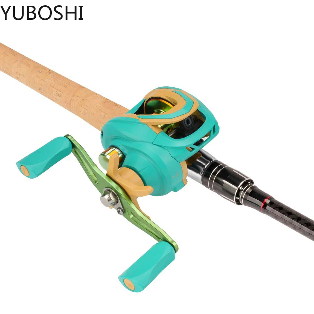 Yuboshi Ma200 Series Aluminum Alloy Rocker Fishing Wheel 7.2:1 High Quality  3+1bb Ultra Light Baitcasting Fishing Reel - Fishing Reels - AliExpress