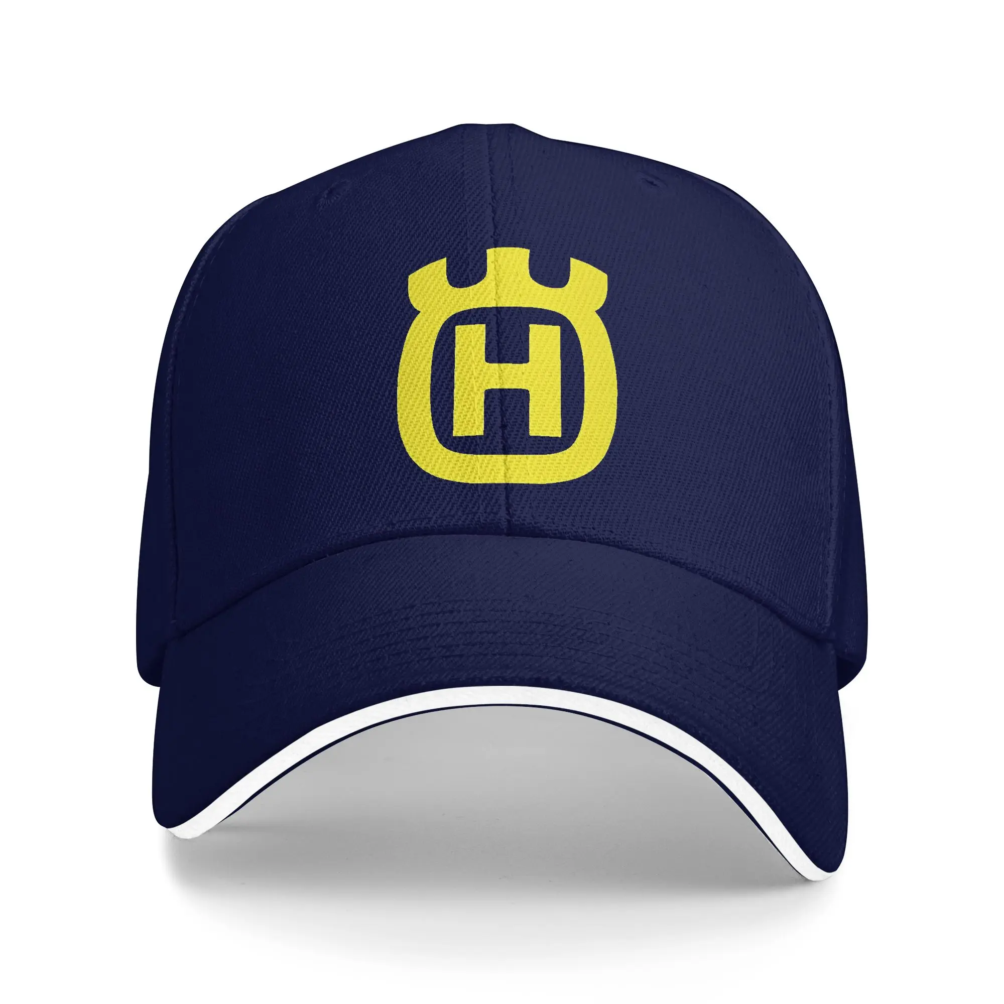 Husqvarna Print Sun Baseball Cap Sommer-Paar-Design-Trucker-Mütze für Damen, verstellbar, Y2K, lustige Lauf-Hippie-Baseballkappen