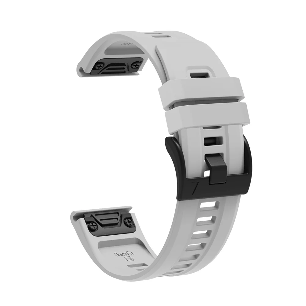 Premium 26mm Sport Silicone Watch Band Strap with Easyfit Quick Release