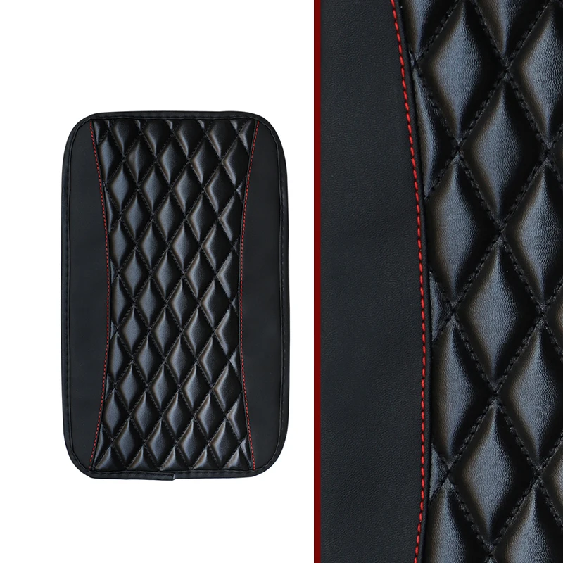 Auto Armlehne Abdeckung Matte Universal Pu Leder ethnischen Stil drucken wasserdichte rutsch feste Aufbewahrung sbox Pad Auto Styling Innen zubehör – Detail 12