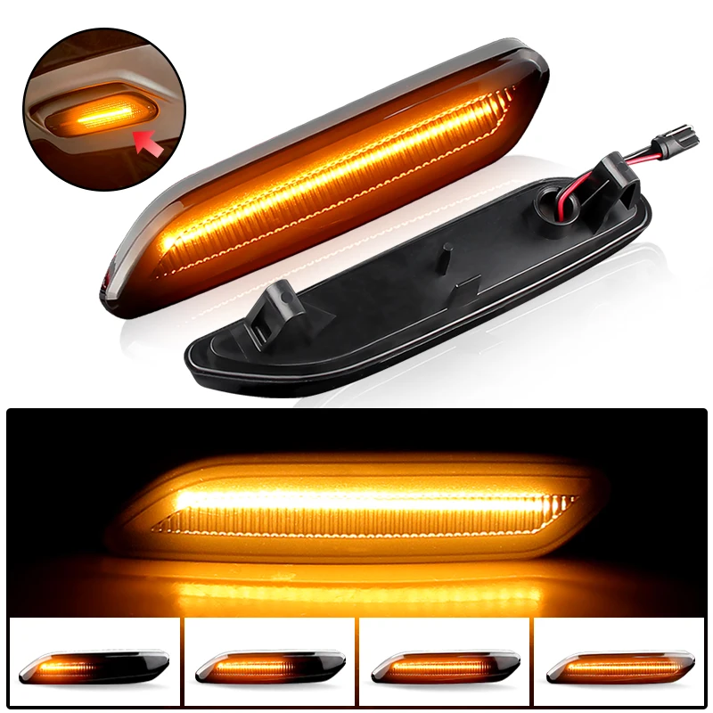 

Side Marker Flowing Dynamic Sequential Blinker Indicator LED Turn Signal Light For Mini Cooper R60 R61 Countryman Paceman