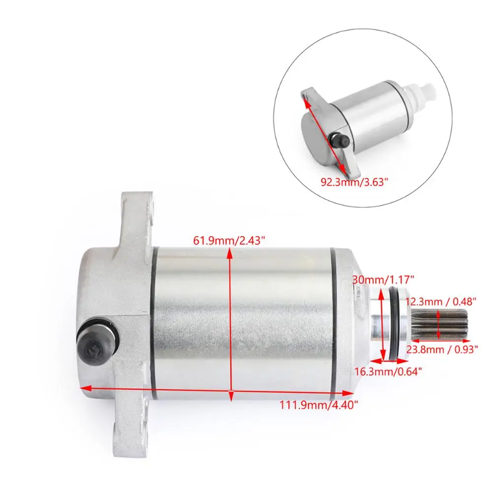 Areyourshop For Arctic Cat 400CR 450XC 500 XT/XR/TRV/ motor atvs atvs Prowler 500 For Kymco Maxxer 450i Starter 12V CW PMDD