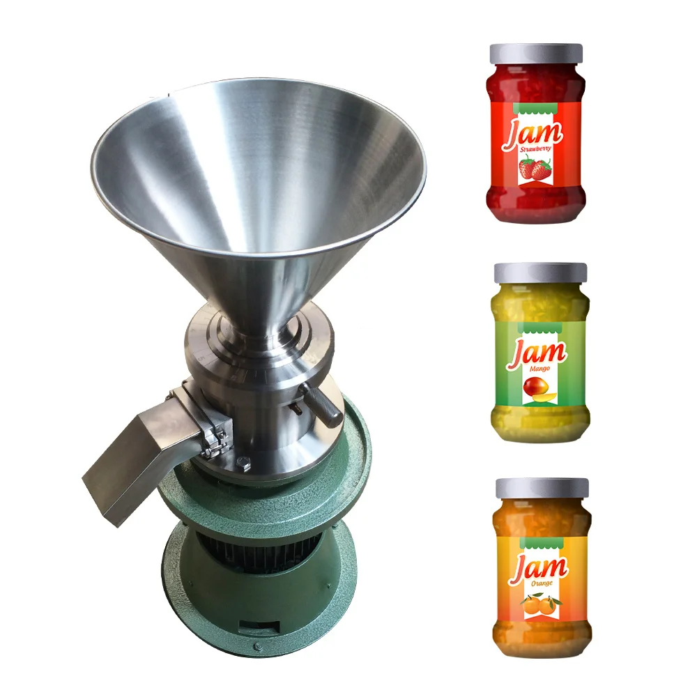 

Commercial Jam Sauce Grinder Machine Automatic Peanut Sesame Cocoa Beans Butter Grinding Maker Food Colloid Mill