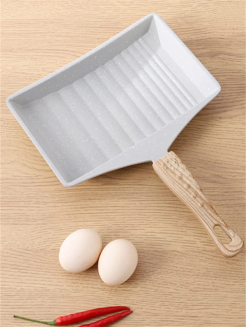 Non-Stick Wave Bottom Tamagoyaki Omelette Saucepan Egg Roll Pancake Frying Pan Cooking Pots Kitchenware Kitchen Cookware Tools