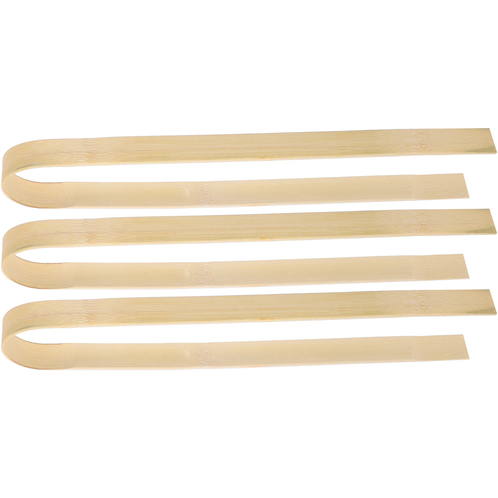 

3pcs Bakery Tongs Toaster Tongs Bread Clip Bamboo Barbecue Clip Biscuit Tongs