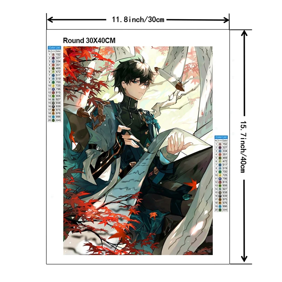 Honkai Star Rail Video Game 5d Diamond Painting Art Honkai Impact 3 Dan Heng Blade Jiung Yuan Photo Mosaic Cross Stitch Decor