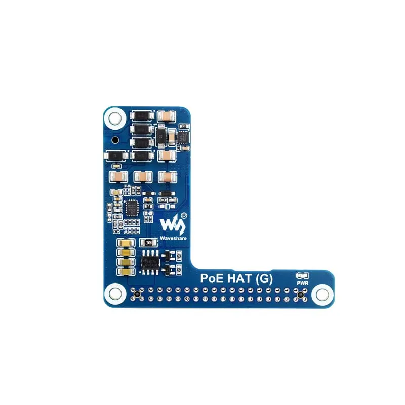 Waveshare Raspberry Pi5 PoE HAT Power Over Ethernet HAT (G) Supports 802.3af/at Network Standard For Pi 5 / CM 5 4