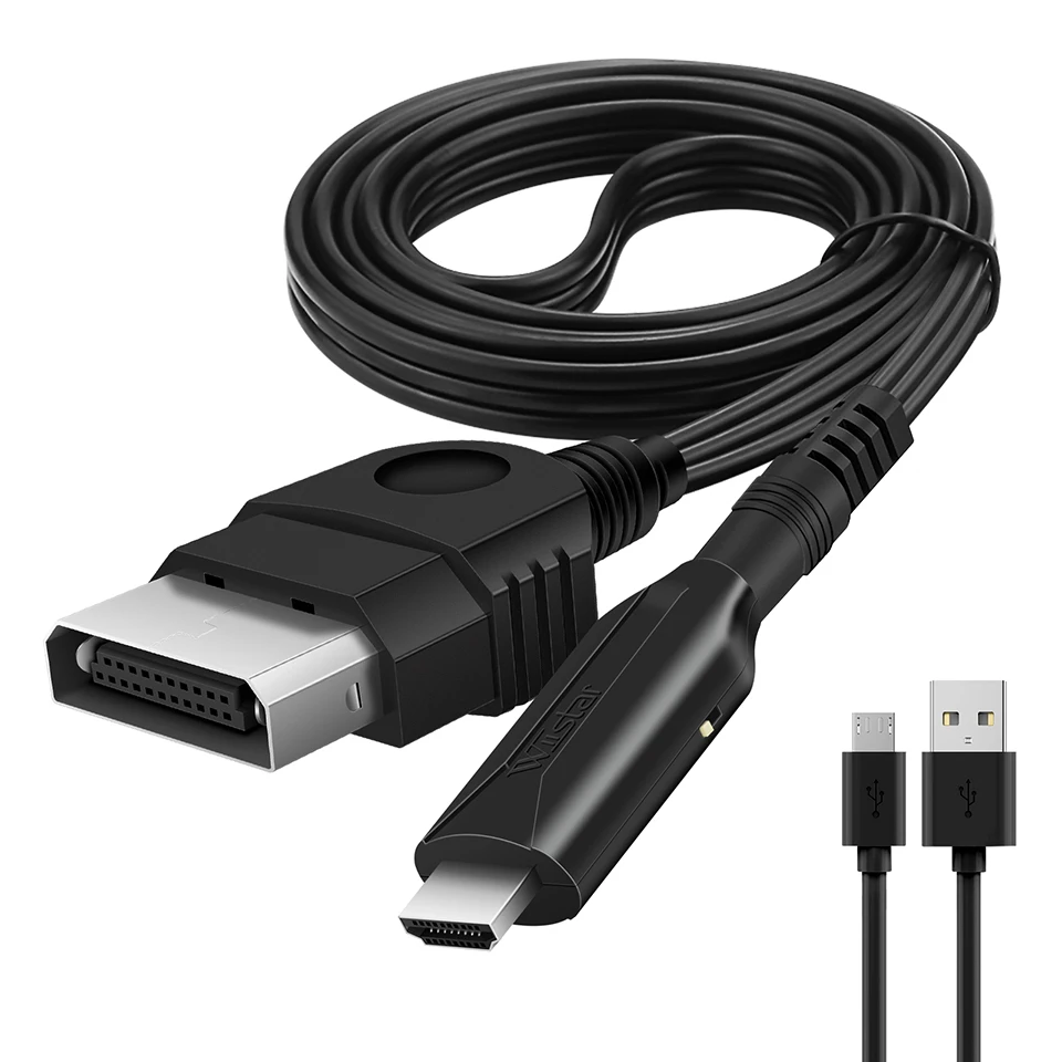 오리지널 Xbox 게임-HDMI 비디오 오디오 변환기 어댑터, 1080P Xbox-HDMI-호환 케이블, 오리지널 Xbox 게임 모니터 용