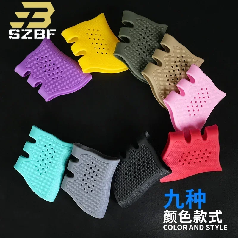 Tactical Rubber Grip Cover Handle Glove Fit AR15 HK416 G17 G18 G19 Weapon Anti Slip Protect Cover Airsoft Hunting Accessories gun accessories rubber grip sleeve rubber grips