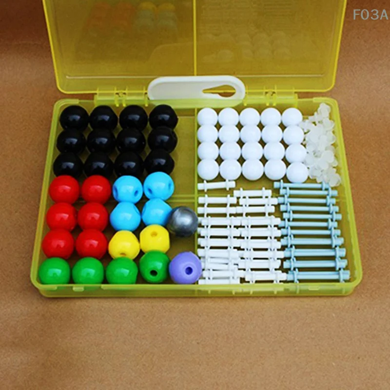 Chemical Molecular Model Kit Organic Inorganic Chemistry Molecules 50 Atom Structure Set Science Teaching Experiment