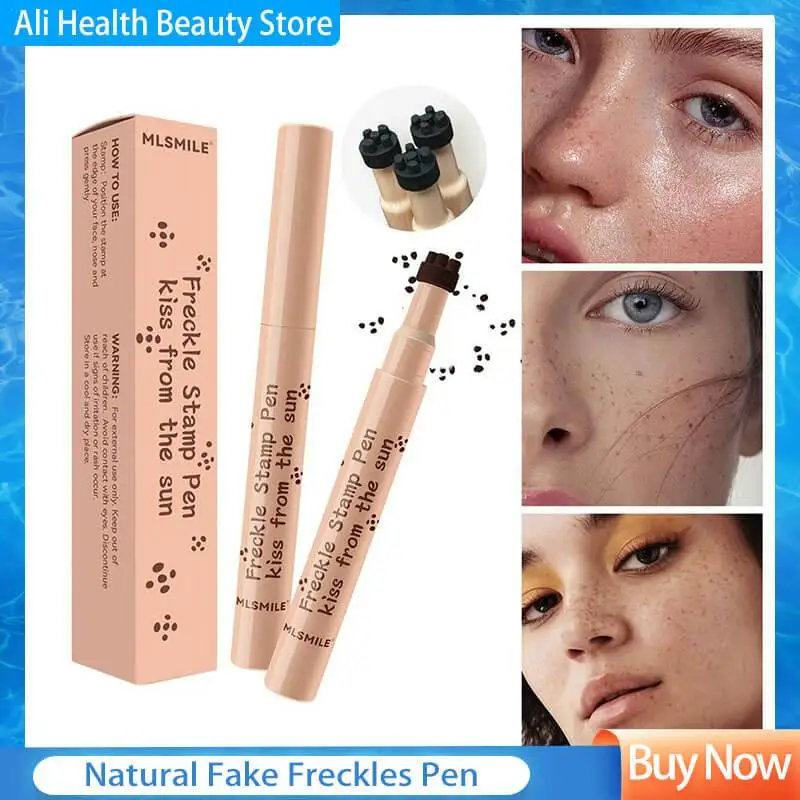Natural Face Freckles Pen Waterproof Face Brown Eyeliner Dot Spot Pen Makeup Waterproof Dot Spot Pretend Makeup Tool freckles pen face freckles pen