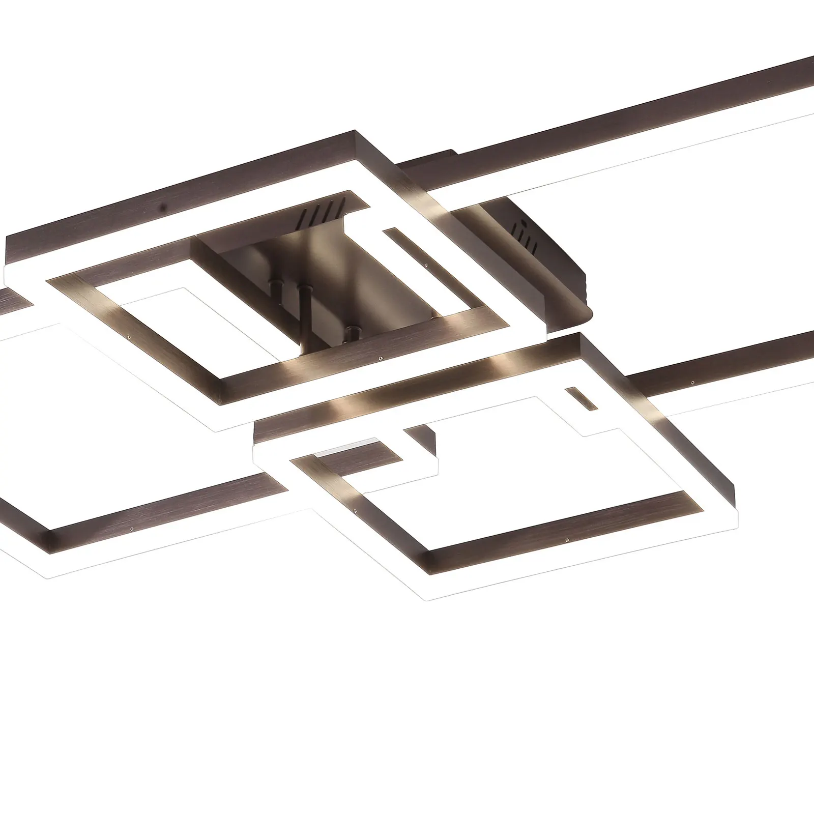 LOYALHEARTD Dimmable Ceiling Light 4 Squares Modern LED Ceiling Lamp with Remote Control Flush Mount Chandelier Pendant Lamp - Image 6