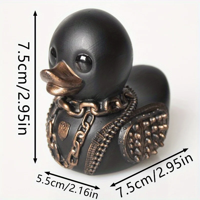 Duck Satan Punk Resin Craft - Halloween Room Decoration