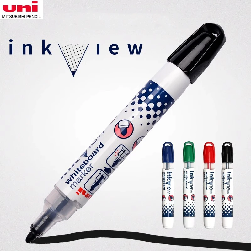Uni 화이트 보드 펜 PWB-202 지울 수있는 마커 Pen1.8mm-2.2mm 라운..