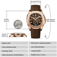 NIBOSI montre de luxe affaires 30ATM étanche mâle horloge lumineuse Date en acier inoxydable carré Quartz hommes montres reloj hombre 4