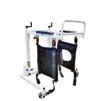Medical Silent Pulley Disabled Transfer Wheel Chair Commode Chair Elderly Portable Toilet 1