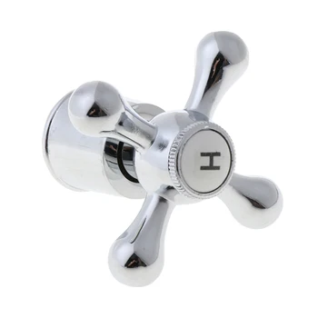 สําหรับห้องครัวอุปกรณ์ห้องน้ําอ่างอาบน้ําอ่างล้างจานก๊อกน้ํา 1 ชุดทองแดง CROSS Handle 2