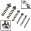1Pcs 3Flute Countersink Drill Bit 90Degree Chamfering Tools Chamfer Cutter Chamfering Cutter Wood Metal Hole Drilling 6.3-20.5mm 3