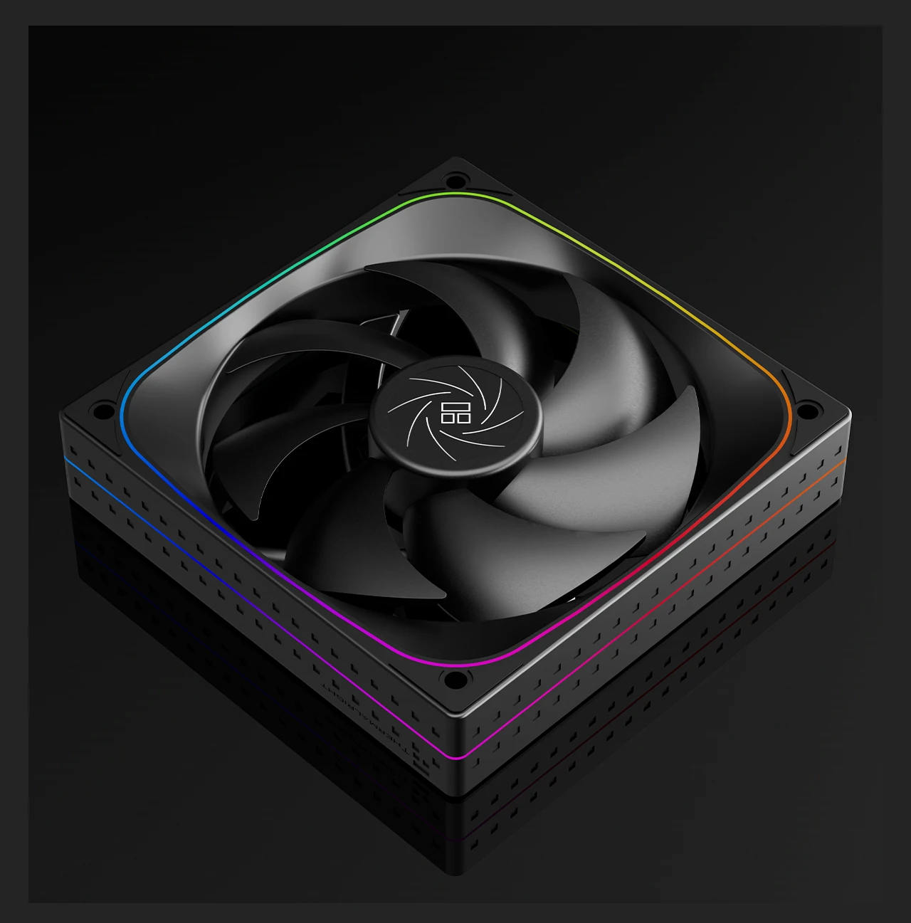 TL-Q12 120MM PWM/ARGB Performance Halo Fan Multi-faceted Minimalistic Lighting E