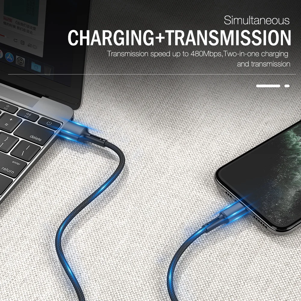 Premium USB Charging Cable – Versatile Lengths, Fast Charging, Durable Design