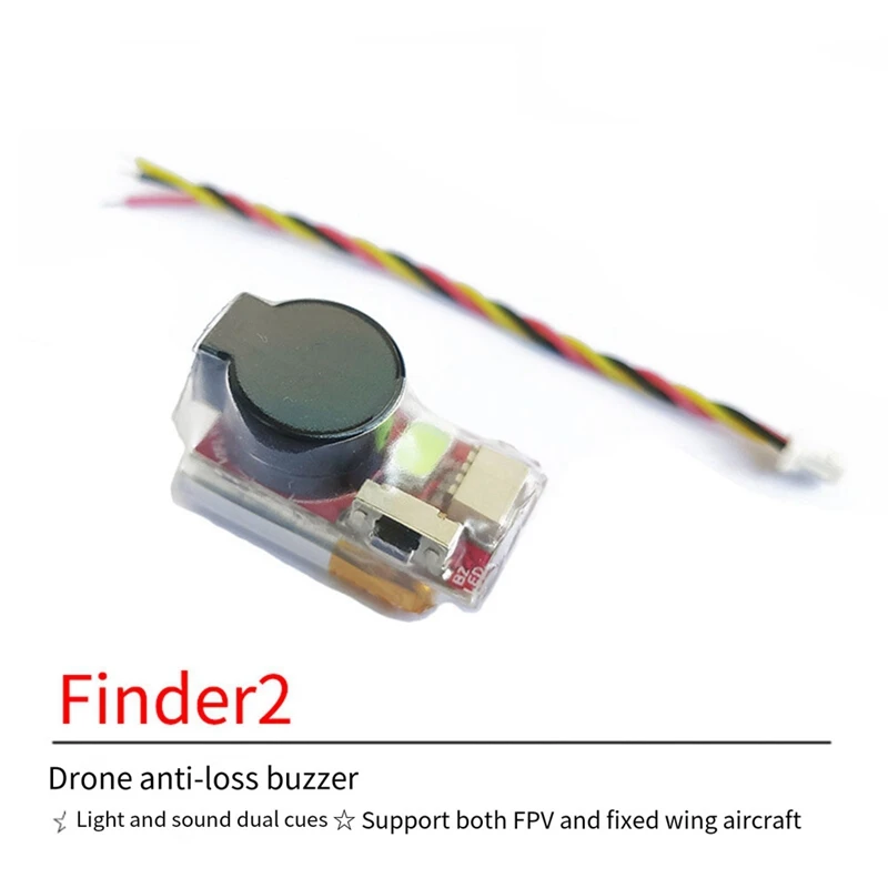 1 PCS 파인더 2 5V 부저 추적기 FPV 레이싱 마이크로 타입 장거리 LR4 드론 용 Superloud 105Db 무작위 컬러 PCB