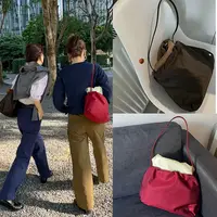 Femmes sacs 2025 nouveau Nylon mode coréenne printemps nuage en forme de sac à bandoulière sac à main haute capacité 4