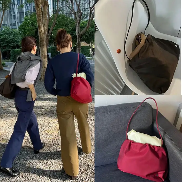 Women Bags 2025 New Nylon Korean Fashion Spring Cloud Shaped Shoulder Bag Handbag High-Capacity - Image 4