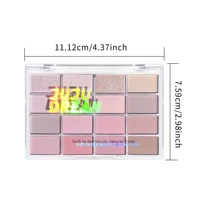 16-Color Eyeshadow Palette Matte & Shimmer – Nude Earth Tones, Silky Blendable Texture, Korean Style Natural Eye Makeup Look 6