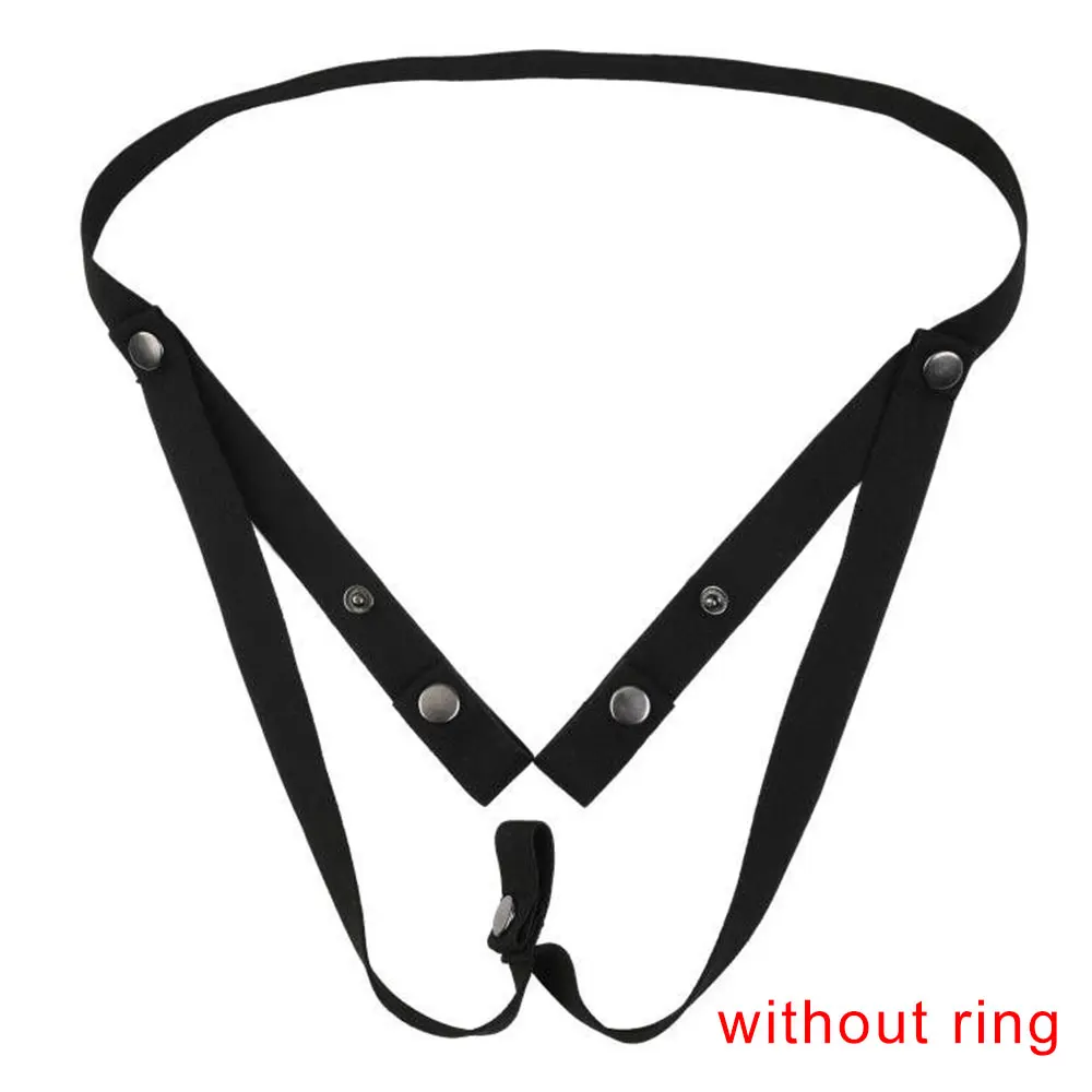 Anti-Off Male Chastity Cage Device Auxiliary Belt Adjustable Rope-Three Way Widen Elastic Band Sex Toy Sexy Underwear for Men Penis Chastity Cage Chastity Lock Sex Toy Chastity Cage Accessory