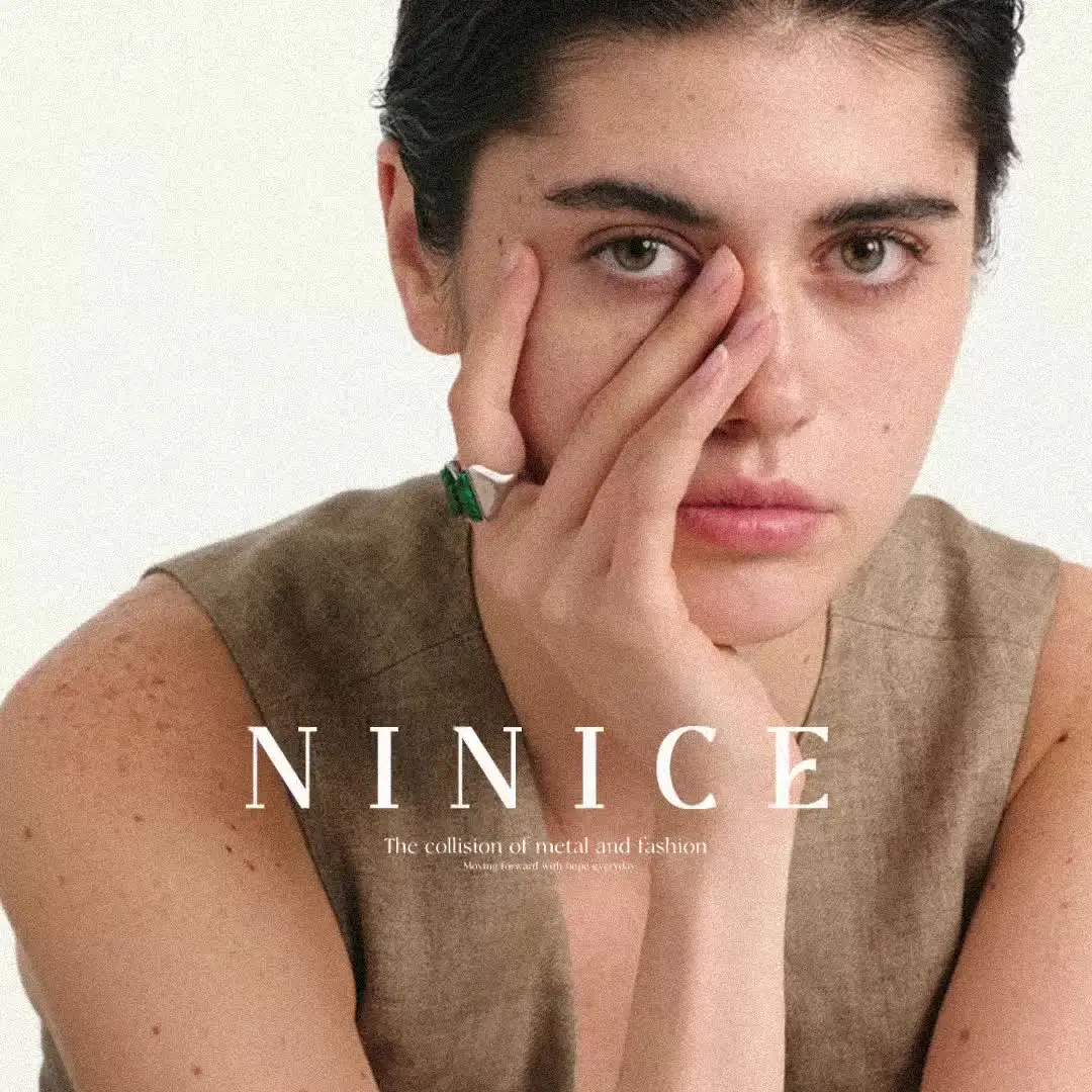 女性のための天然マラカイトストーンリング,幾何学的なジュエリー,ステンレス鋼,緑,高品質,316l