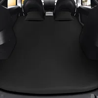 For Tesla Model 3 Model Y / YL 2026-2017  Inflatable Air Mattress Outdoor Camping Inflatable Special Suede Fabric Car Travel Bed 2