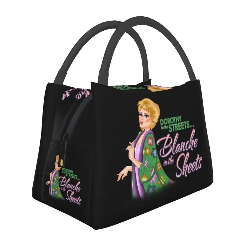 

Funny Sitcom Golden Girls Insulated Lunch Bag for Women Waterproof Dorothy Blanche Cooler Thermal Bento Box Work Picnic