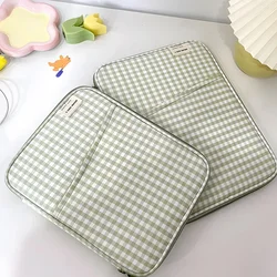 Versatile Shockproof Tablet Sleeve with Multi Pockets for 7.9-12.9 Inch Devices (Green)