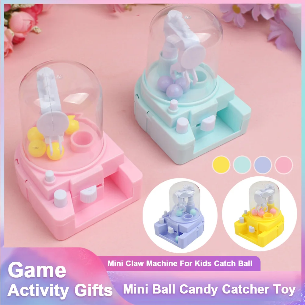 Mini Candy Catcher Toy Practical Exercise Hand-eye Parent-child Toys Coordination Household Claw Machine For Children Toddler 6