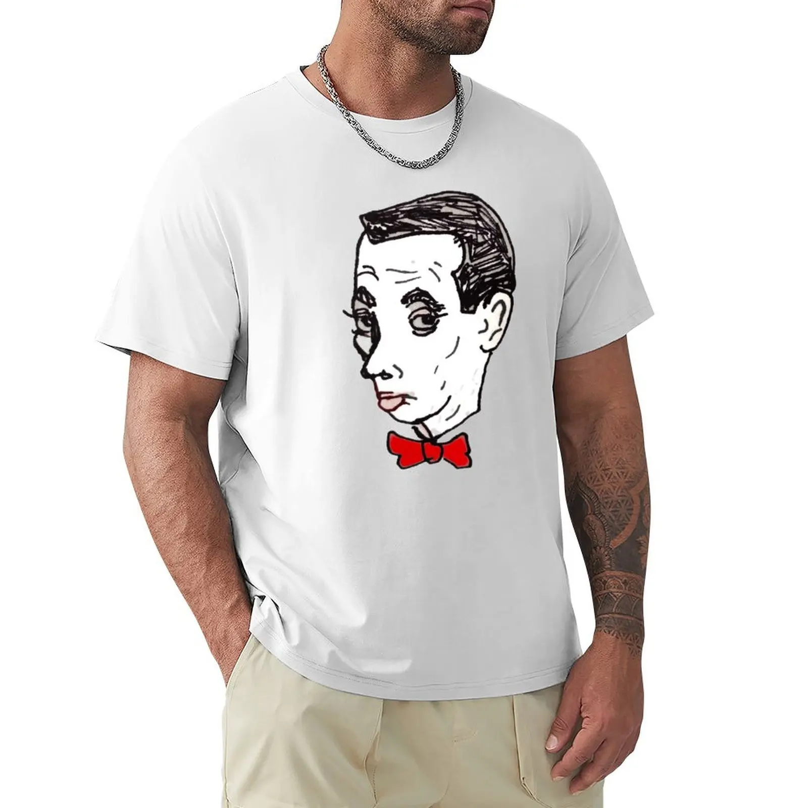 

PEE WEE T-Shirt vintage clothes summer top heavy weight t shirts for men