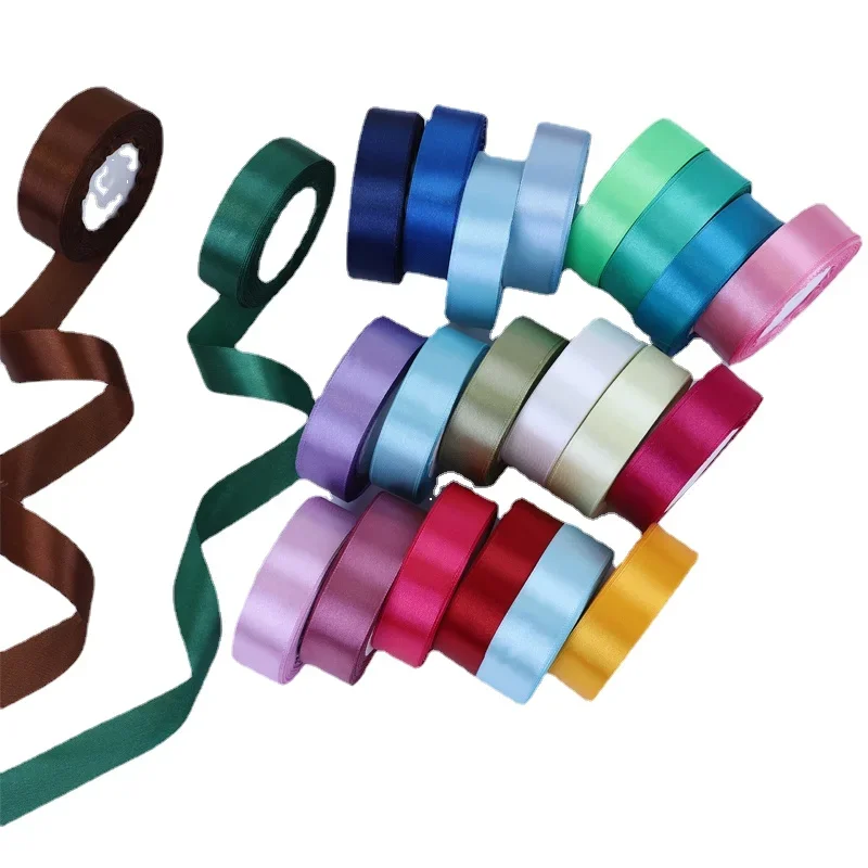 Description Picture 3 of item25Yards/Roll 50mm Ribbons for DIY Bow Crafts Polyester Satin Ribbons Christmas Home Decor Accessories Tape Wedding Gift Wrapping