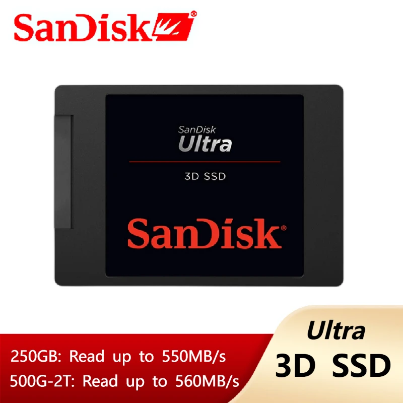 New Sandisk Ultra 3d Ssd Internal Solid State 250gb 500gb 1tb 2tb Disk