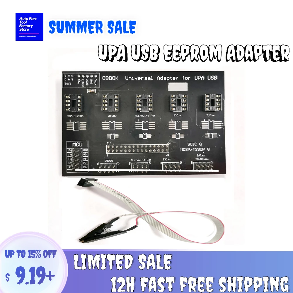 

New UPA USB Universal Eeprom Adapter UPA-USB V1.3 For UPA ECU Programmer S I2C/SPI Microwire Eeprom-Programming Fast Shipping