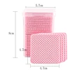 200 pcs/case Eyelash Glue Clean Cotton Piece Lint-Free Nail Gel Polish Remover Wipes Paper Cotton Makeup Removal Manicure Tools 5