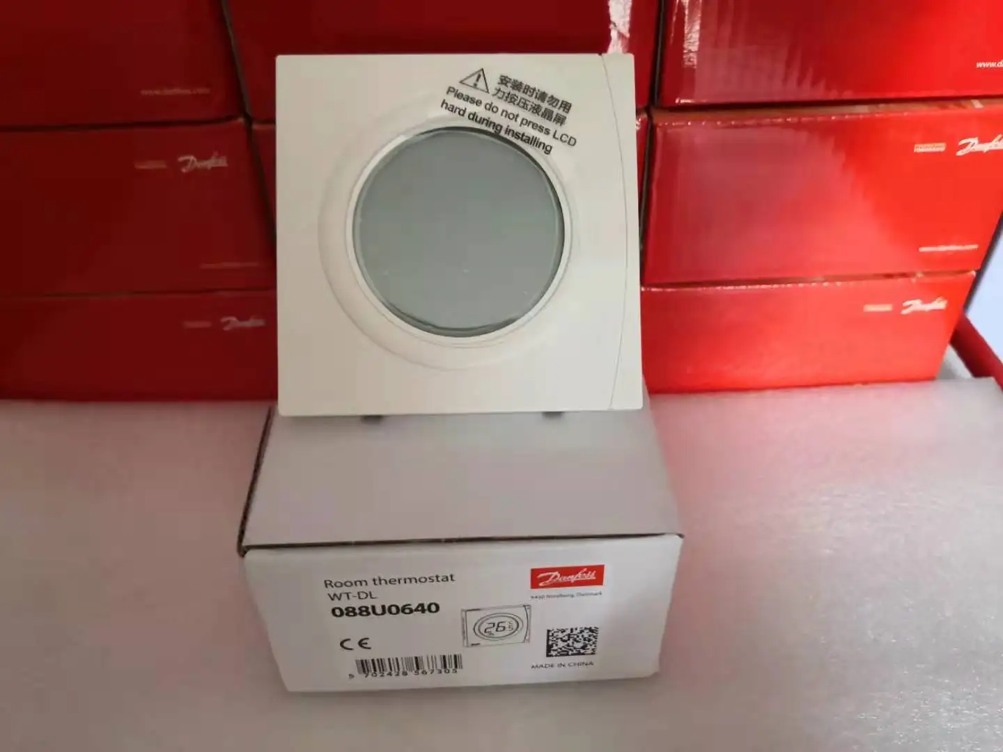 Danfoss thermostat WT-DL Water and floor heating thermostat panel  Underfloor water heating controller switch 088U0640