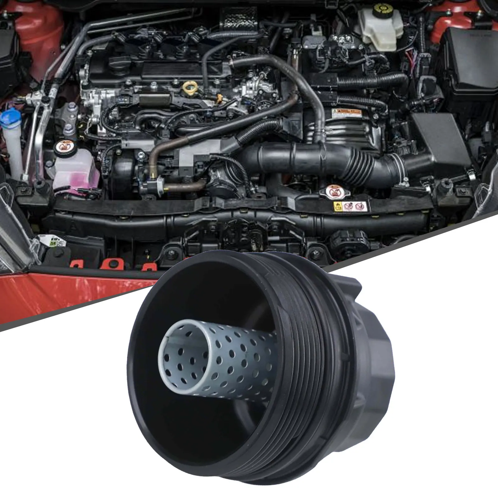 Durable Oil Filter Housing Cap Cover for Toyota Cars with 1.4 D Engine