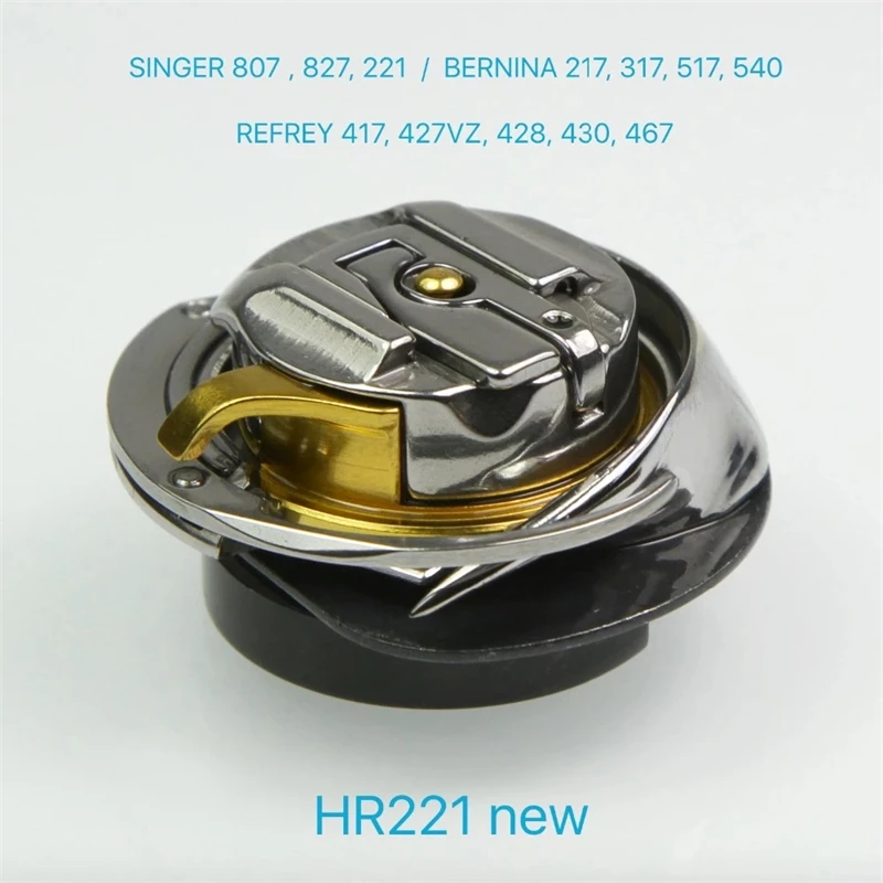 

130.12.501 вращающийся крючок для швейной машины SINGER HR221, reфри 417, 428, 430, Bernina 217, 317, 517, 004078.700,00/строительный крючок